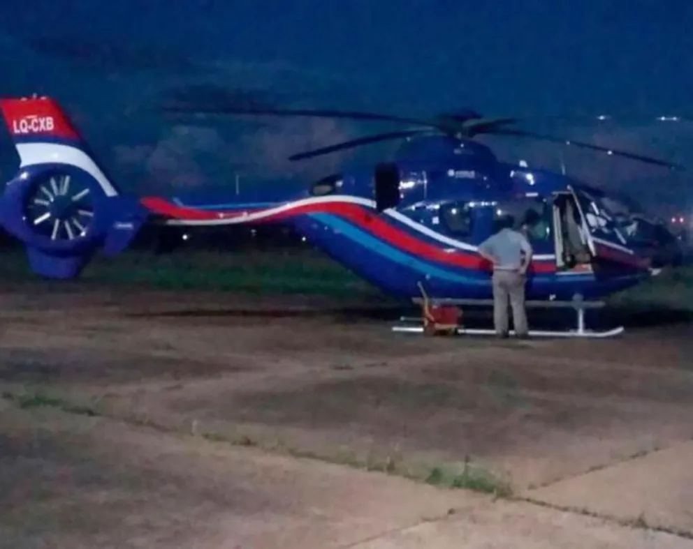 El helicóptero de Misiones se suma a la búsqueda de Gneiting 
