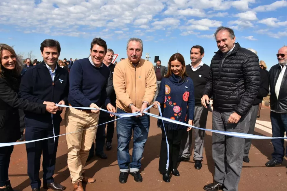 Se inauguró la autopista sobre ruta nacional 12 tramos Garupá-Cerro Corá