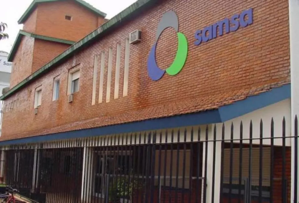 Lluvia récord y sin luz en la estación central de Samsa en Posadas 