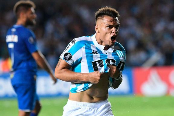 Lautaro Martínez fue el as de Racing Lautaro Martínez fue el as de Racing