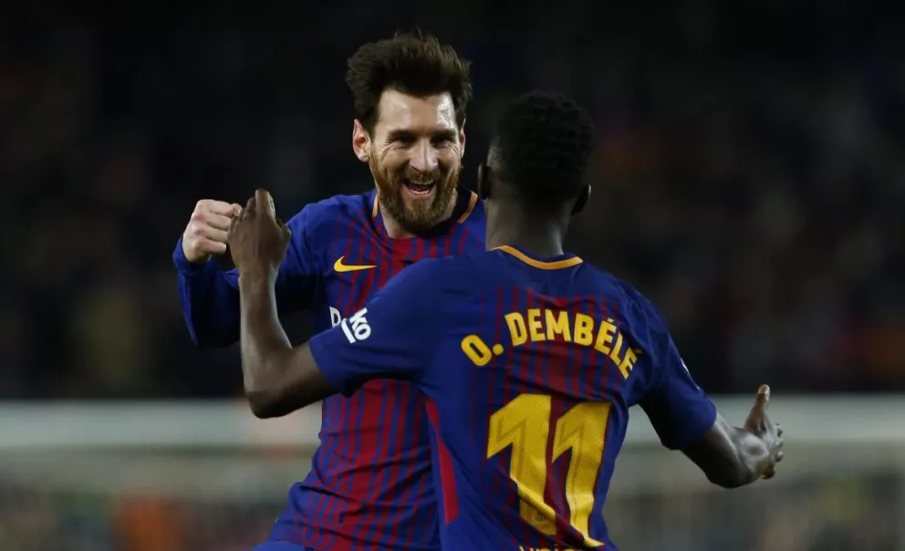 Messi marcó dos tantos y dio una asistencia en goleada del líder Barcelona ante ascendido Girona