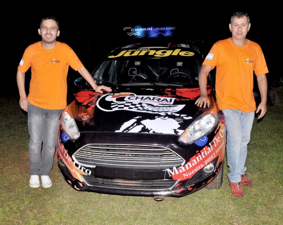 Rally: El Charaí presentó el auto con el que correrá a nivel sudamericano