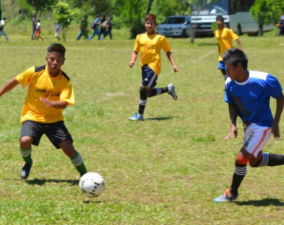 Encuentro deportivo entre Comunidades Mbya Guaraní 