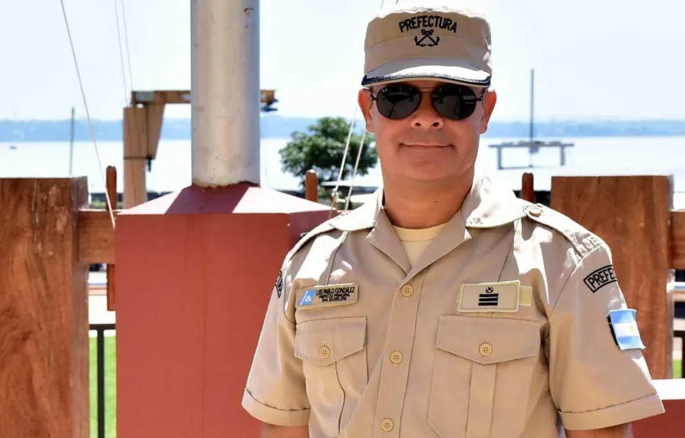 Luis Pablo González. Jefe Guardacostas de Frontera.