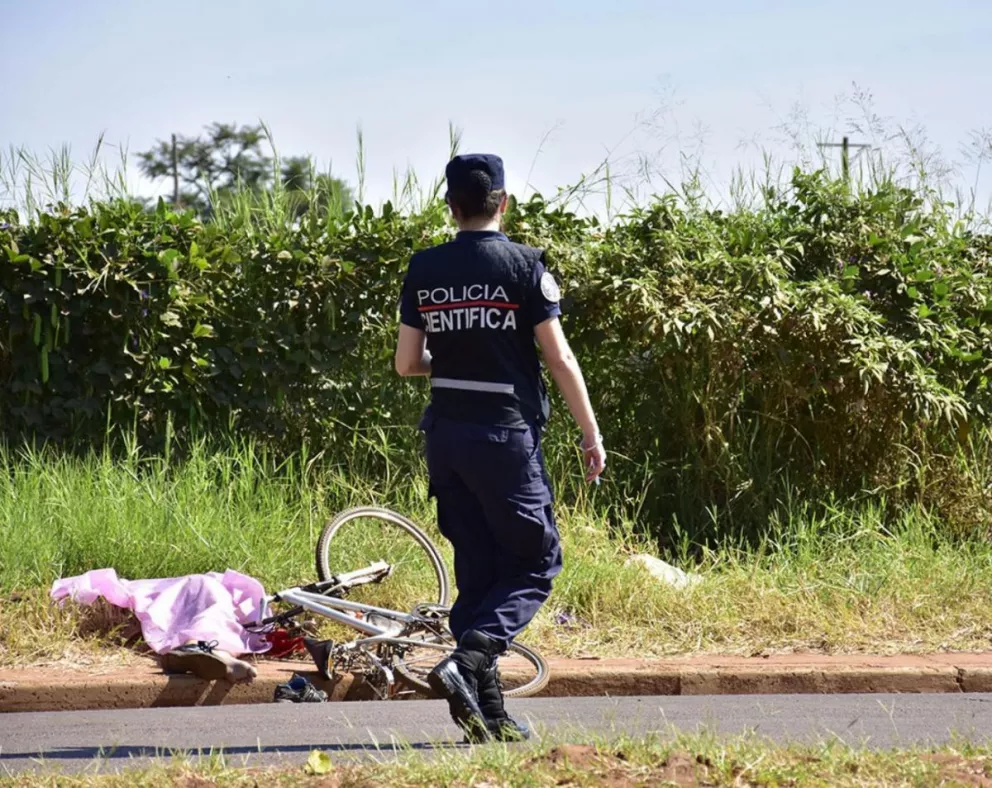 Un ciclista falleció en plena avenida Zapiola de Posadas