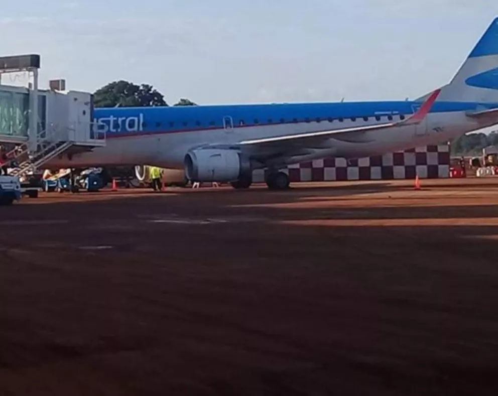 Arribó el primer vuelo al aeropuerto de Iguazú tras la reapertura