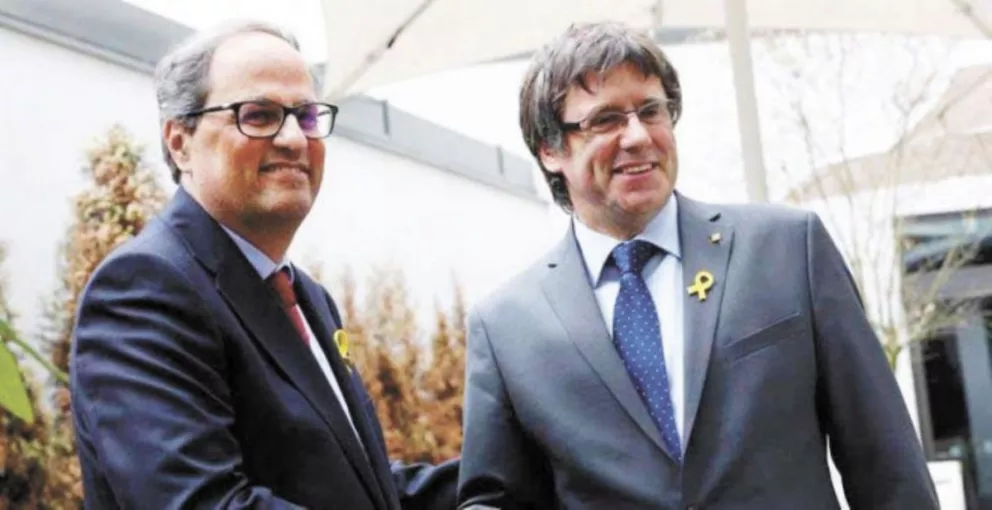 Torra y Puigdemont pidieron a Rajoy un diálogo sin censuras                