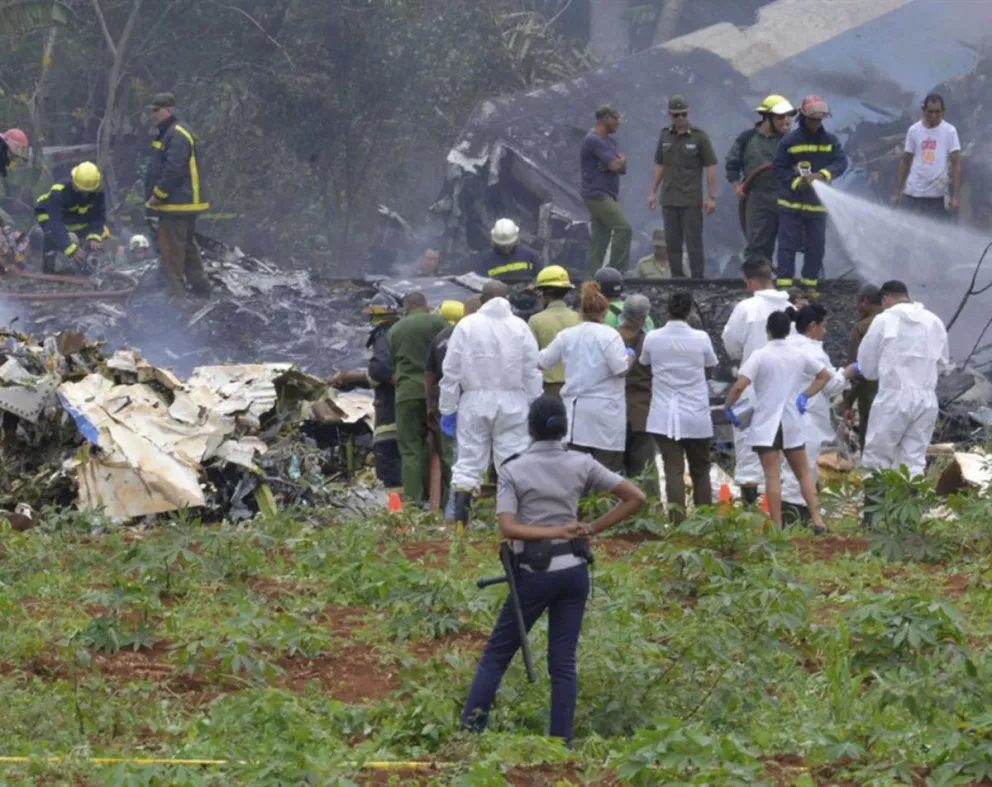 Se estrelló un avión en Cuba con 113 personas a bordo 