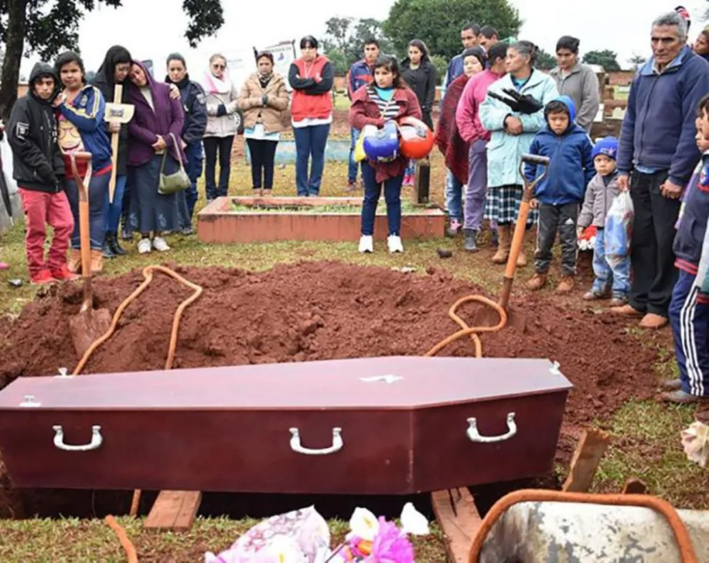 San Pedro clamó por justicia en el sepelio de Raquel Dos Santos