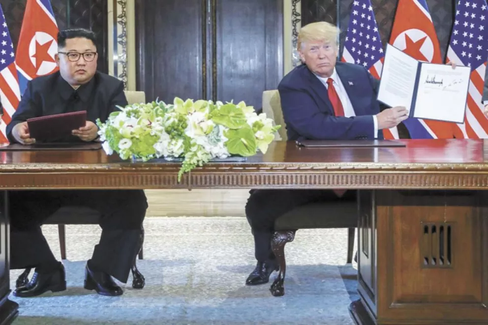 Trump anunció el fin de las maniobras militares en la Península de Corea   