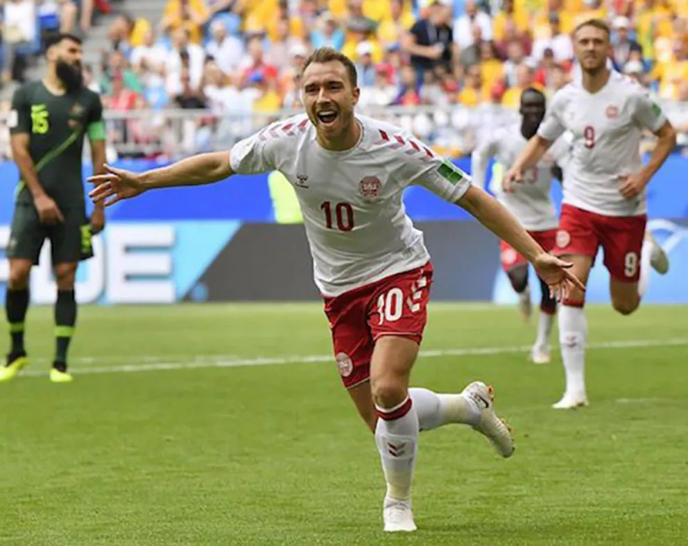  Dinamarca empató con Australia y espera por el resultado de Francia-Perú 