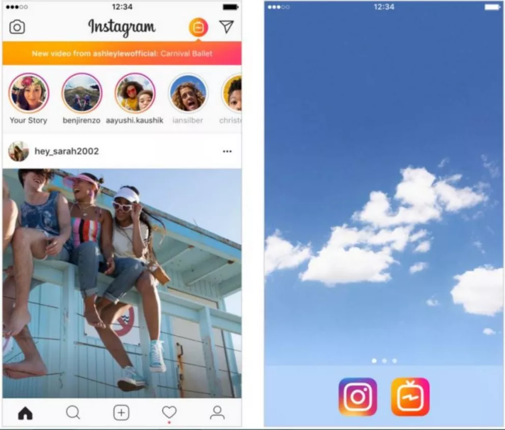 Instagram sigue cambiando, presentan IGTV para videos de hasta 60 minutos