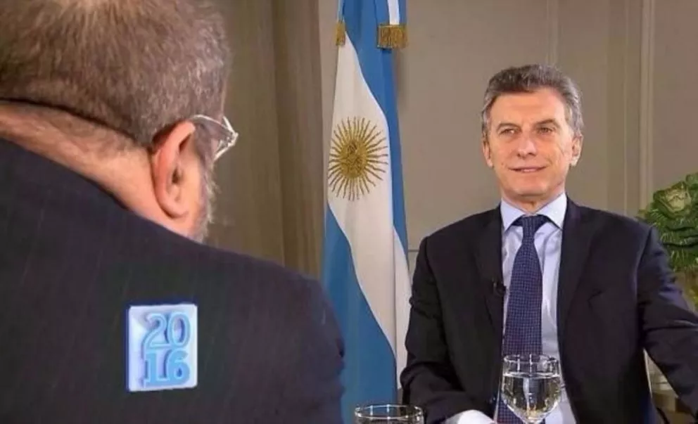 Mauricio Macri con Jorge Lanata