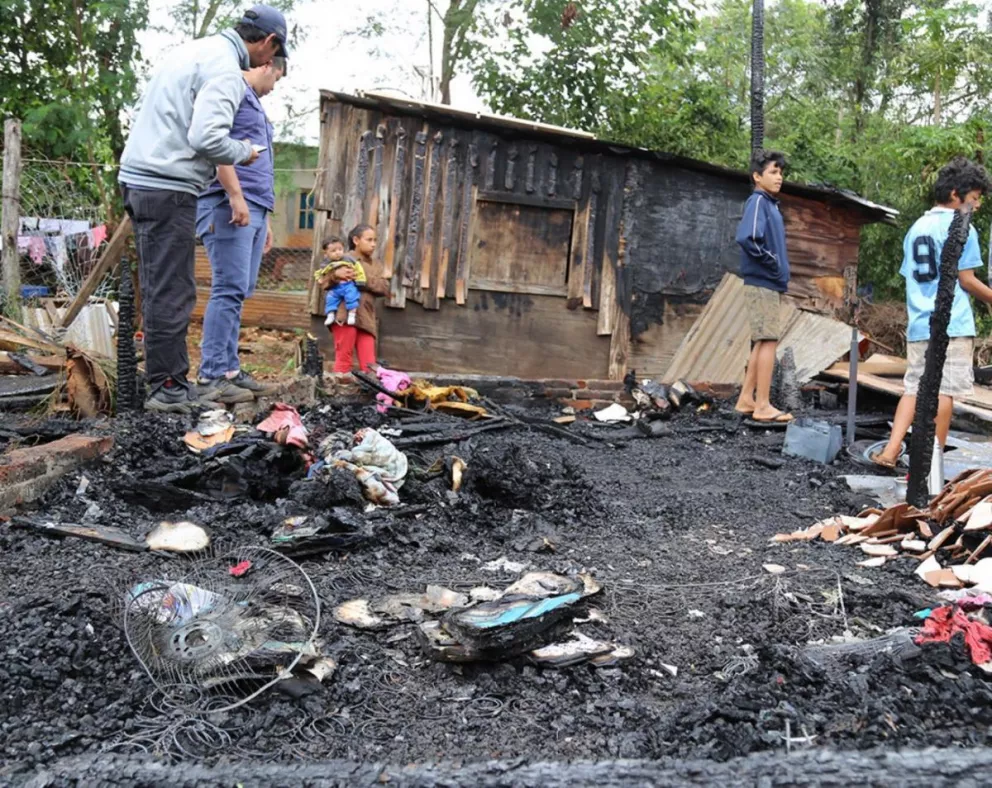 Morel: "Cualquier casa en Posadas está en riesgo de incendio"