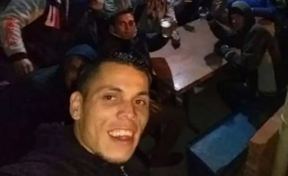 Diego Camargo y una selfie con sus amigos, horas después del partido del último sábado.