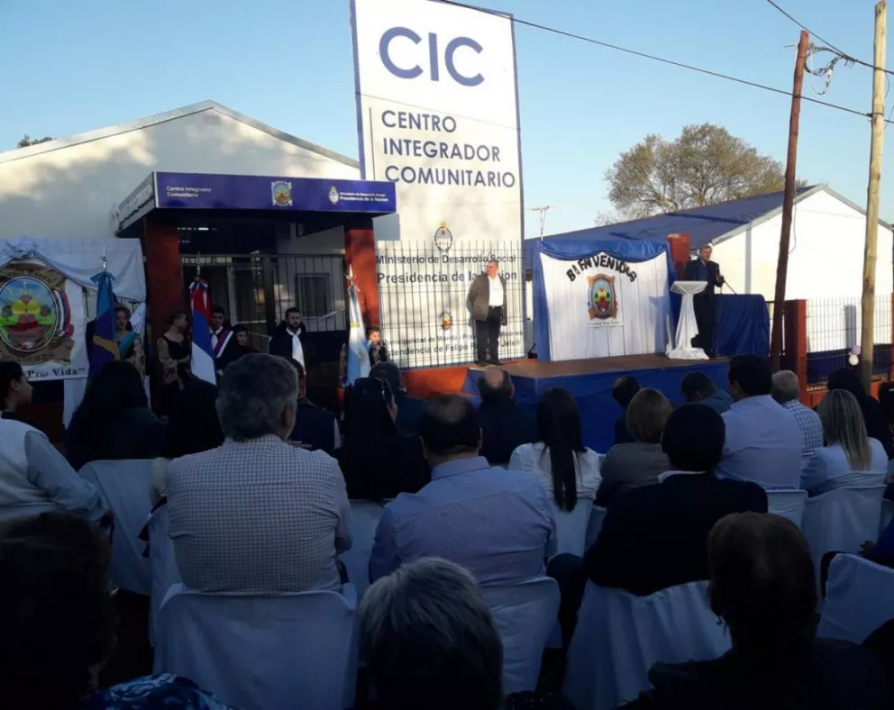 Se inauguró el primer Centro Integrador Comunitario de Colonia Wanda