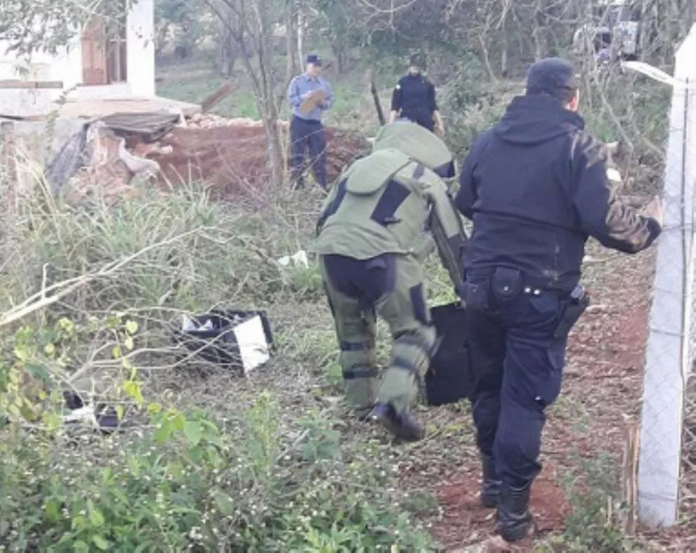 Trabajador rural halló una granada militar en Puerto Iguazú