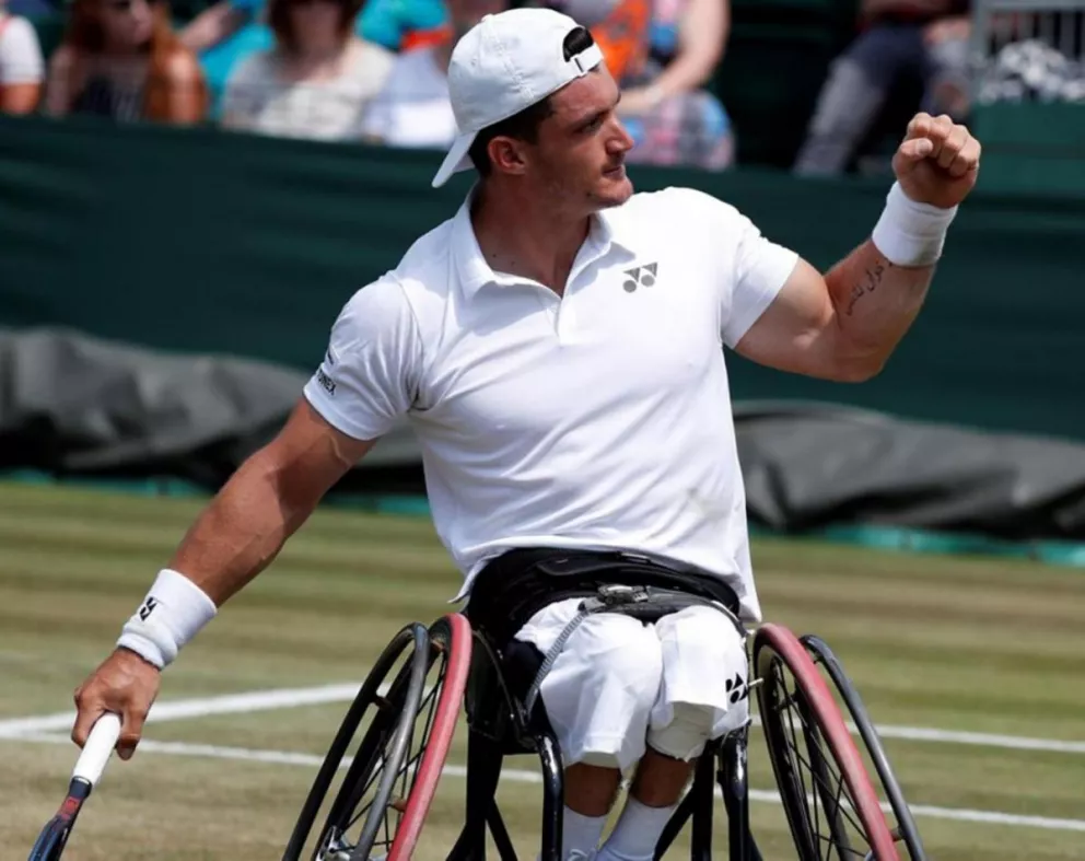 Wimbledon: Gustavo Fernández jugará la final de tenis adaptado