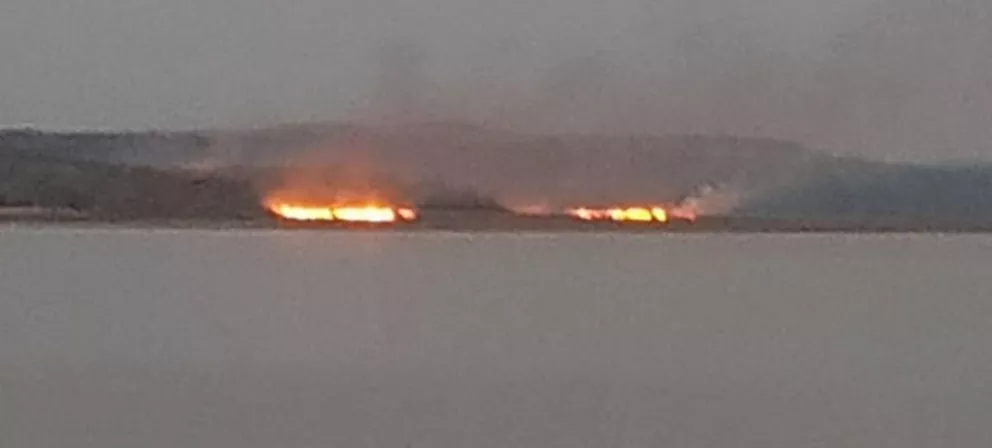 Otro incendio en la Reserva Natural de Candelaria 