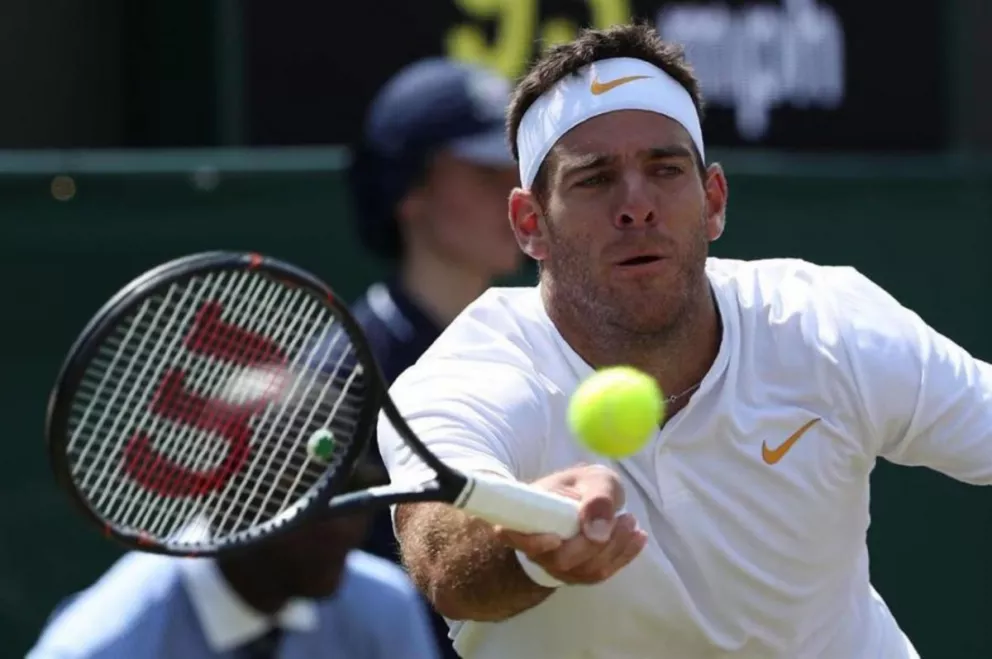 Wimbledon: Del Potro enfrenta este lunes al francés Simon 
