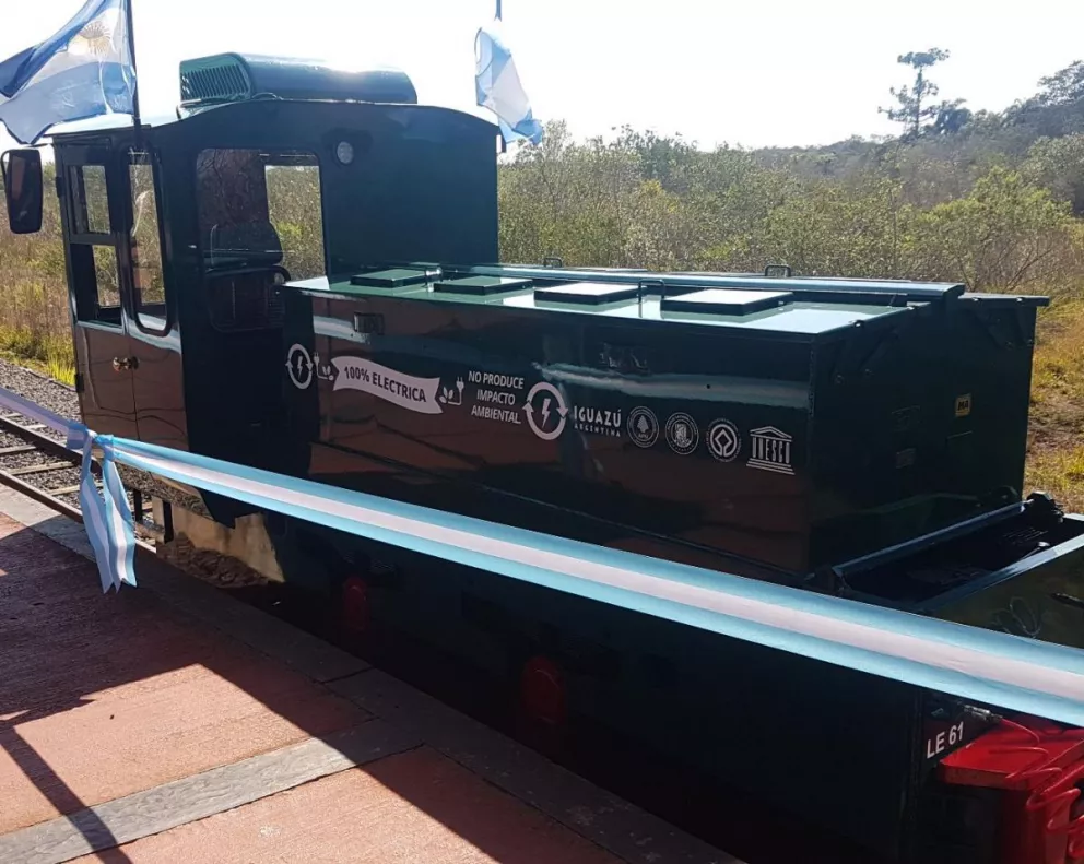 Nueva locomotora a batería de litio para el Parque Nacional Iguazú