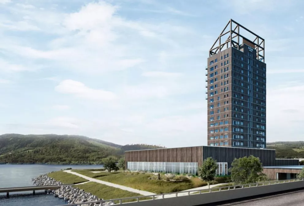 En Noruega están construyendo el edificio de madera más alto del mundo 