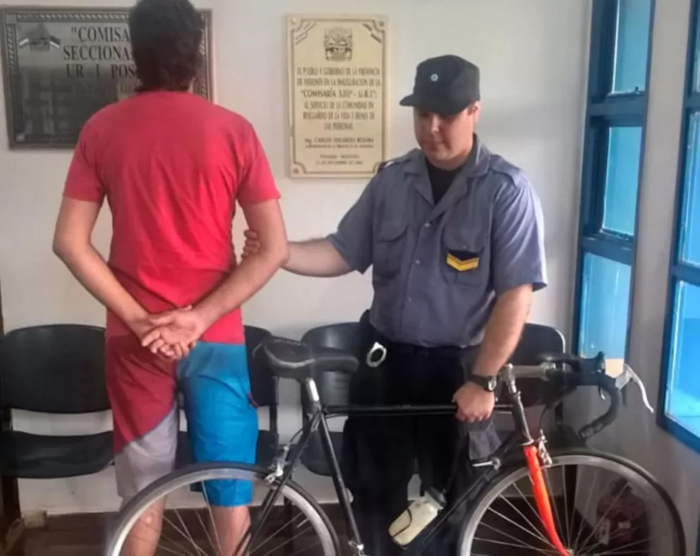 Ofreció una bicicleta robada en Facebook y terminó en la comisaría 
