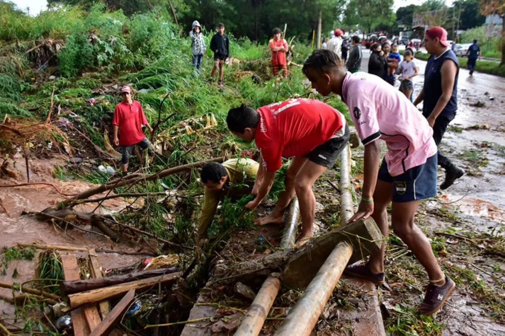 Mirá las fotos de los estragos que causó la tormenta en Posadas