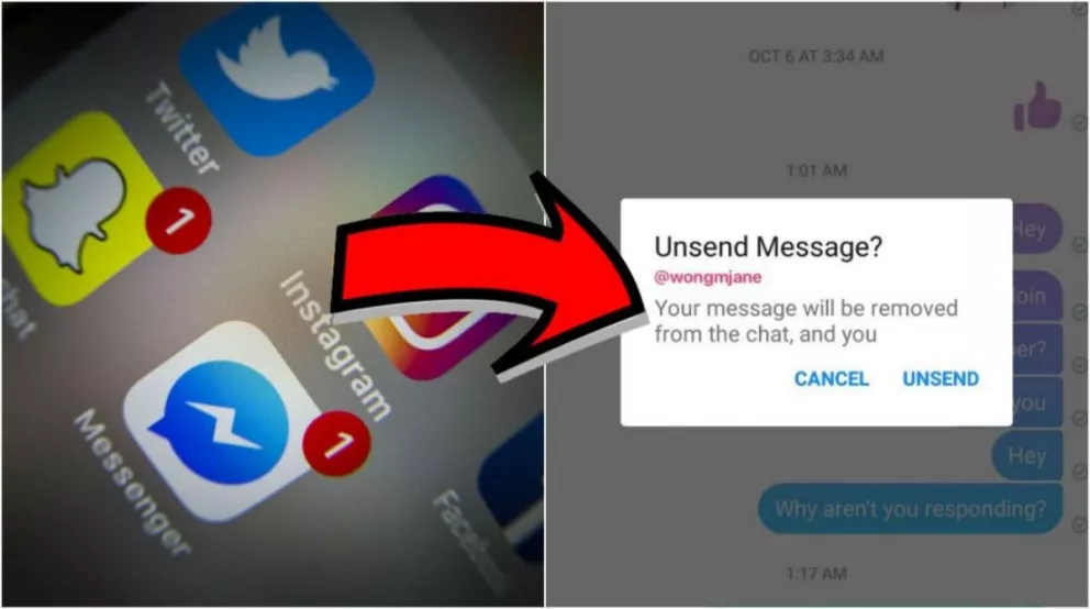 Facebook Messenger: Ahora podemos eliminar mensajes enviados en los últimos 10 minutos