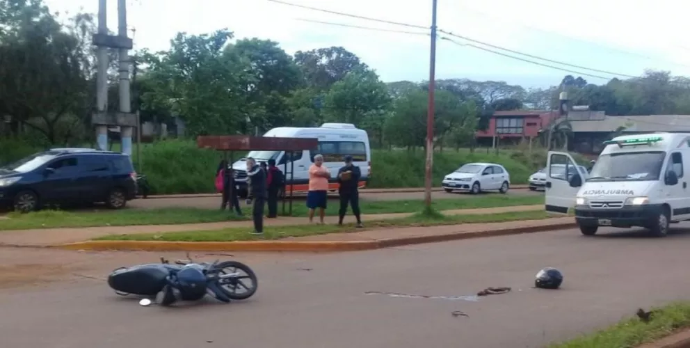 Mujer grave tras ser embestida por una moto en la Moreau de Justo