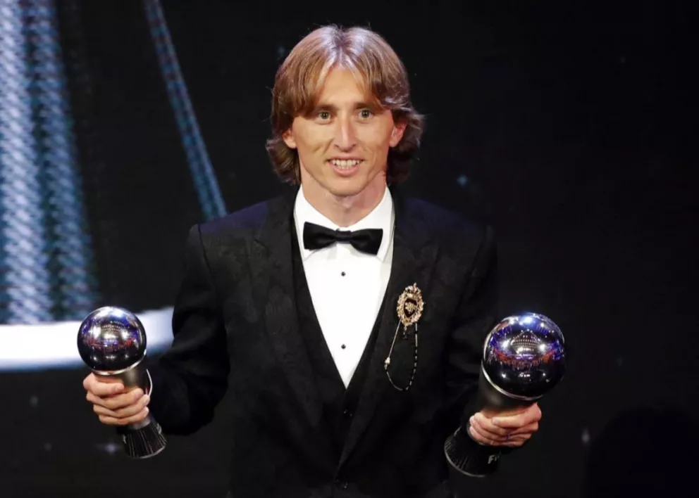 Luka Modric fue elegido el mejor jugador de fútbol del año en la gala de la Fifa