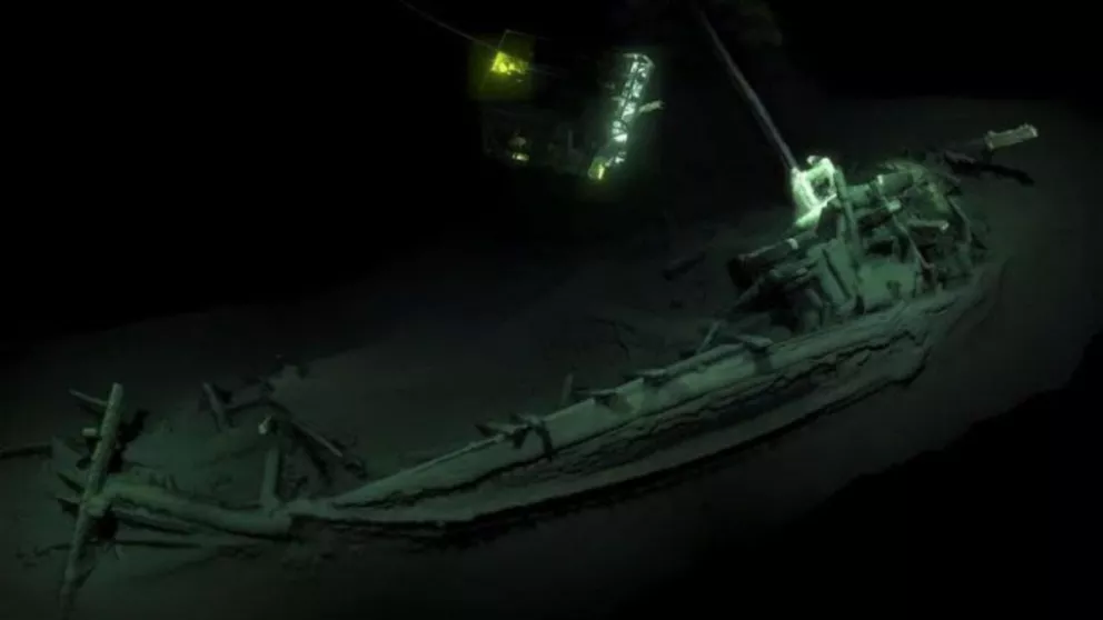 Encuentran un antiguo barco griego de 2400 años en el Mar Negro