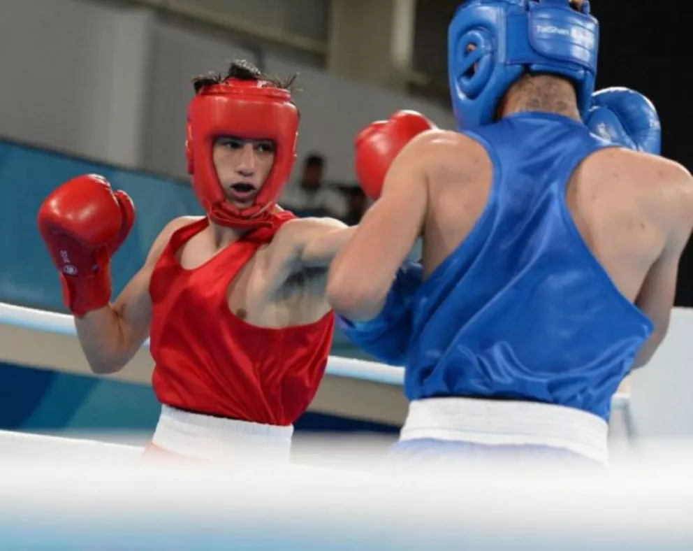 El argentino Mirco Cuello, bronce en boxeo en los Juegos de la Juventud