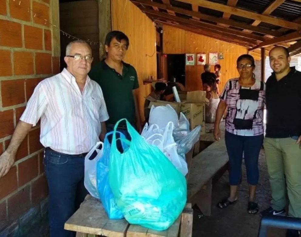 Montecarlo: Entregaron donaciones para el merendero Niño Feliz