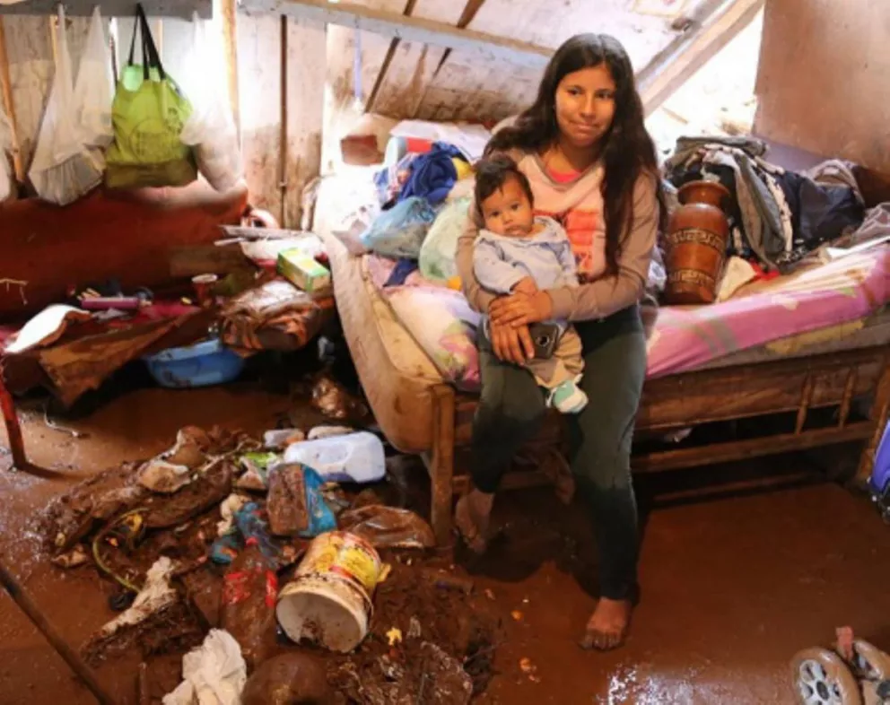 "Casi perdí a mi bebé porque no sabía cómo salir de mi casa, el agua se llevó todo"