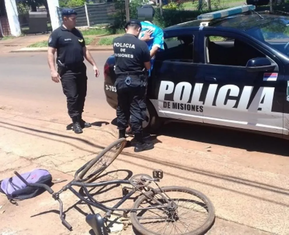 Intentó robar en casa de una jubilada y fue detenido cuando huía en bicicleta