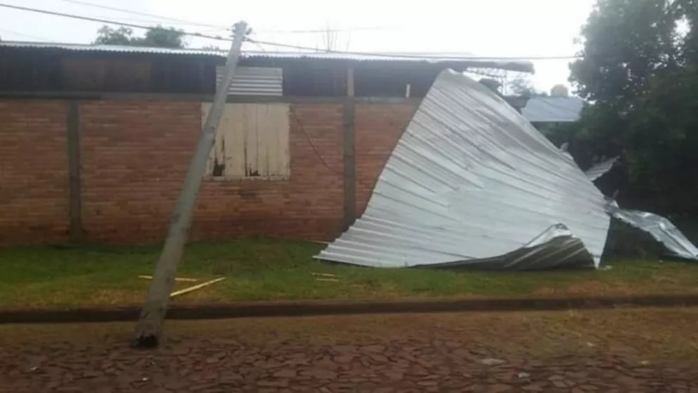  Temporal dejó nueve viviendas con daños en sus techos en Montecarlo