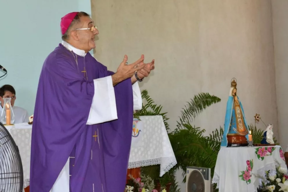 El Obispo de Posadas, Juan Rubén Martínez