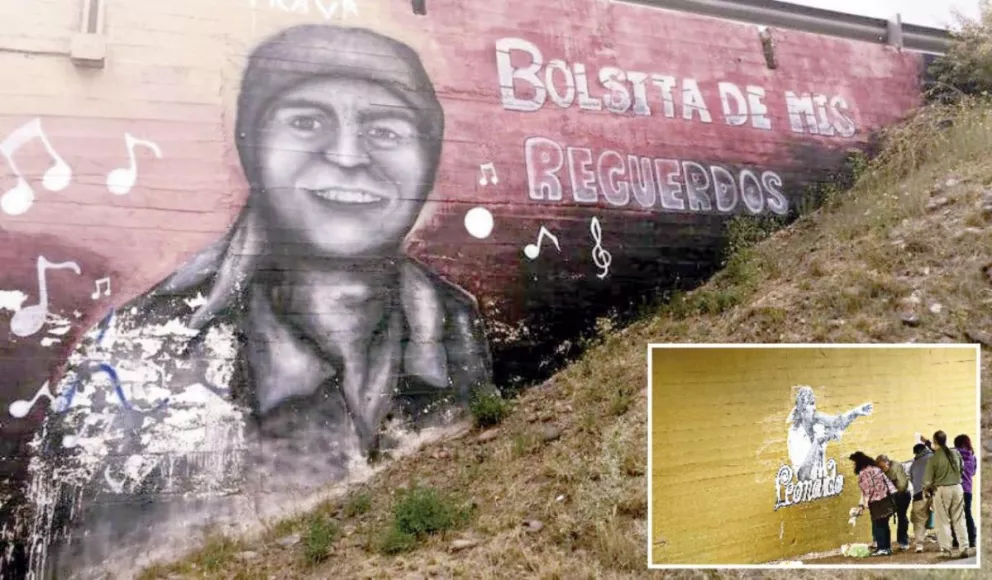 Intendente del PRO borró un mural de Leonardo Favio 