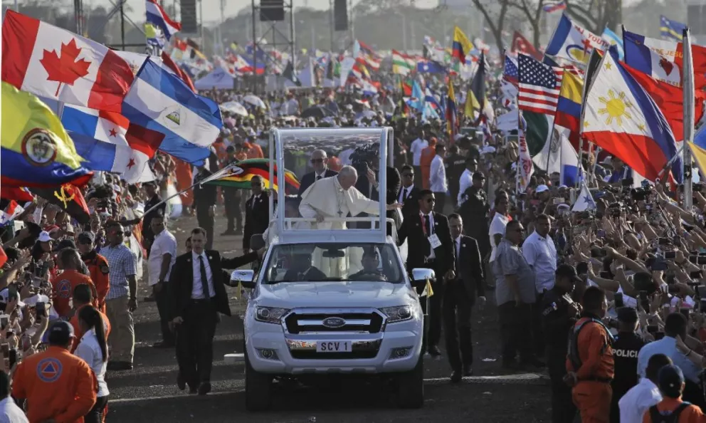 El Papa Francisco pasó el fin de semana en Panamá, desde donde envió un mensaje por la situación en Venezuela