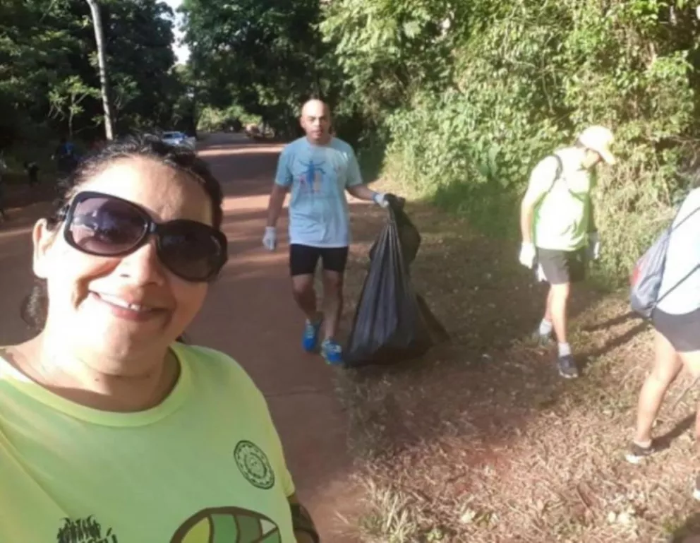 Plogging Iguazú: corredores saldrán a recolectar residuos a la ruta 12