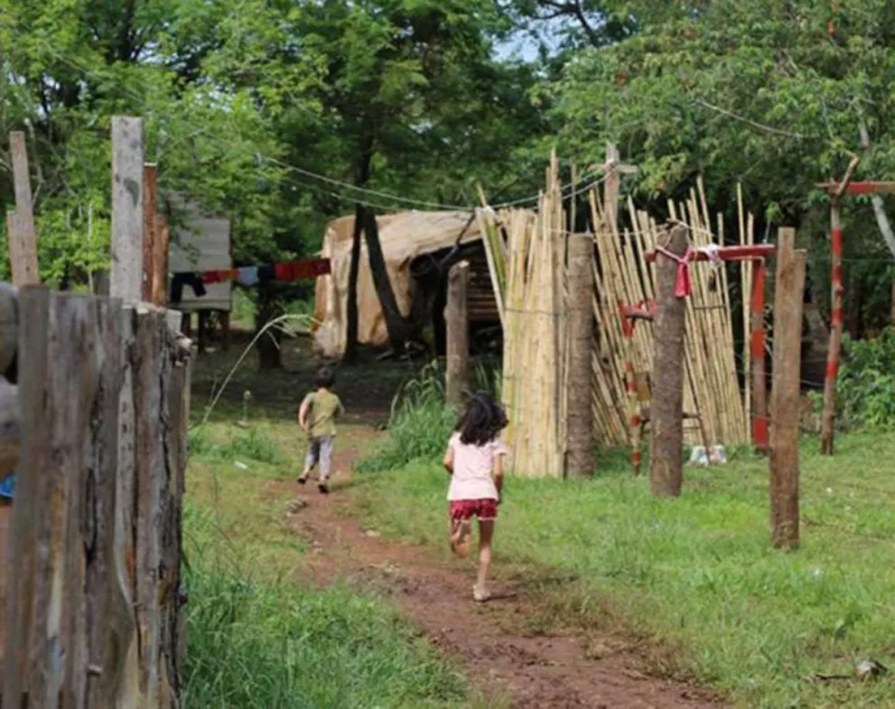 Asentamiento de familias de bajos recursos en Posadas