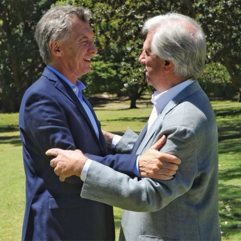 Mauricio Macri y Tabaré Vázquez