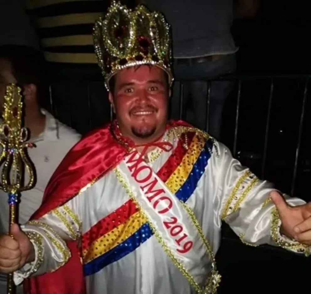 "Billy" Gerbasio es el nuevo Rey Momo de los carnavales encarnacenos 