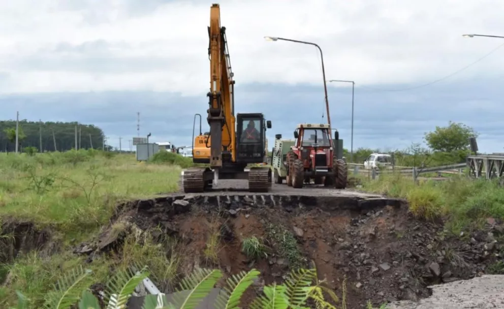 Corrientes: Comenzó la construcción del nuevo puente sobre el arroyo Iribú Cuá