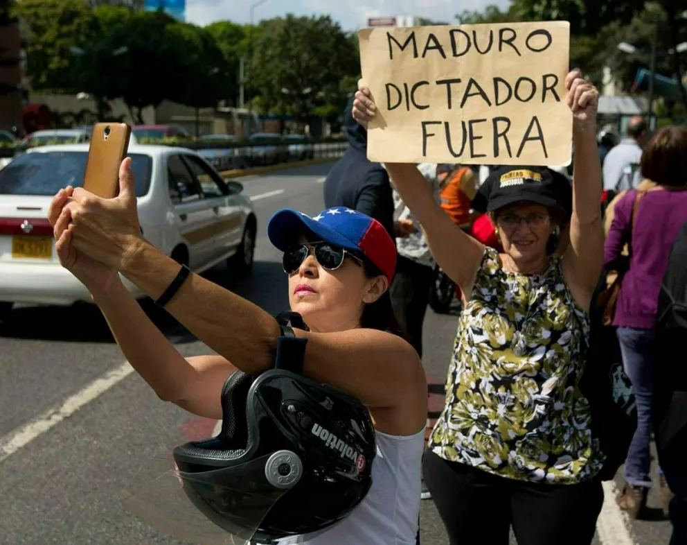 Las manifestaciones populares contra el régimen chavista se replicaron en todo el territorio venezolano.
