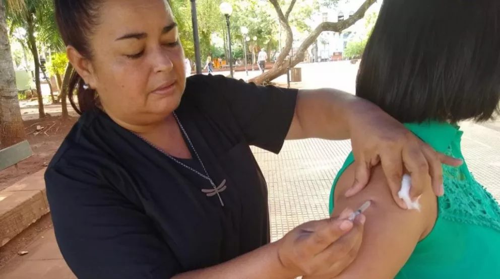 Fiebre amarilla: Más de 300 personas se vacunaron en la plaza 9 de Julio