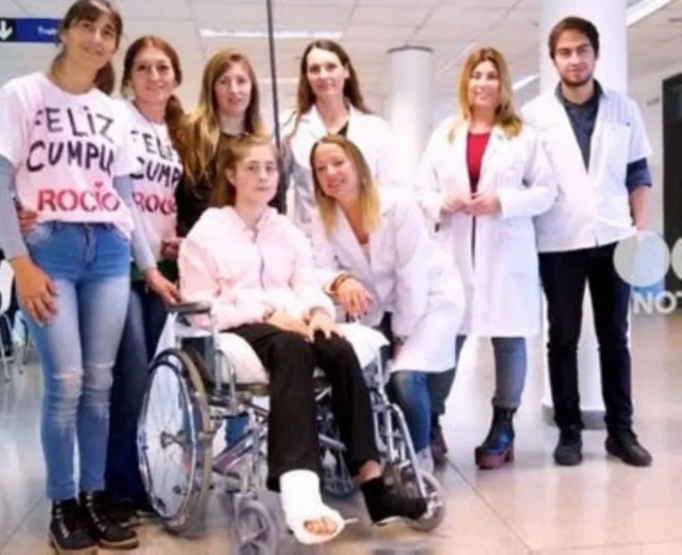 Tragedia de Monte: Rocío festejó su cumpleaños con los médicos que la salvaron