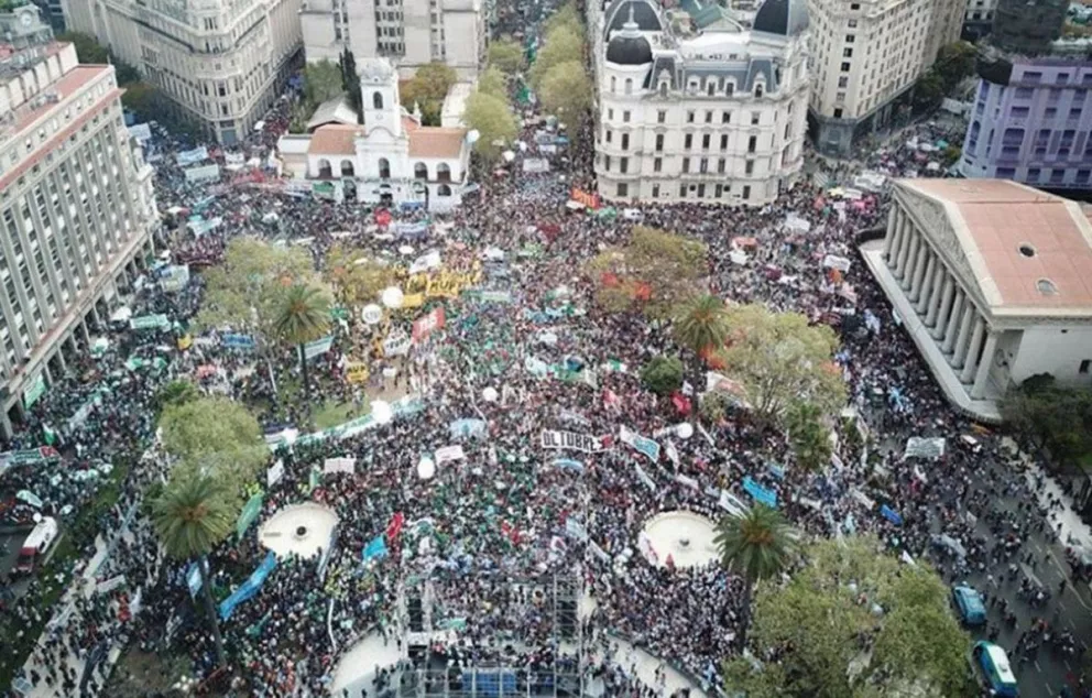 El 2018 estuvo marcado por importantes marchas y manifestaciones.