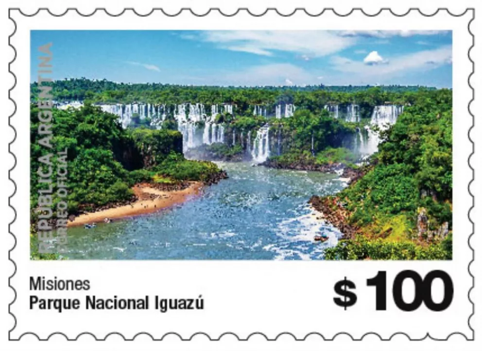 Parque Nacional Iguazú tiene nuevo sello postal